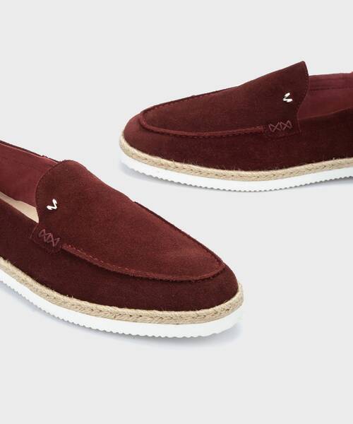 Slip on Loafers | THAMES 1694-2872W | WINE | Martinelli