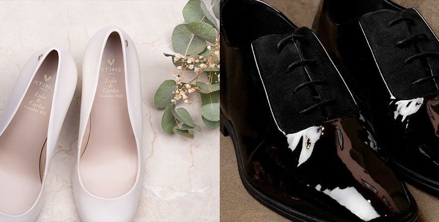 Custom wedding shoes for women  and patent leather dress shoe combined with velvet
