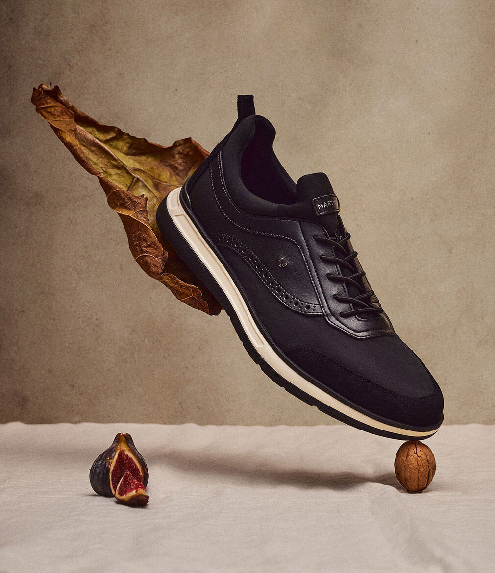 Modelo para hombre con cordones y suela deportiva