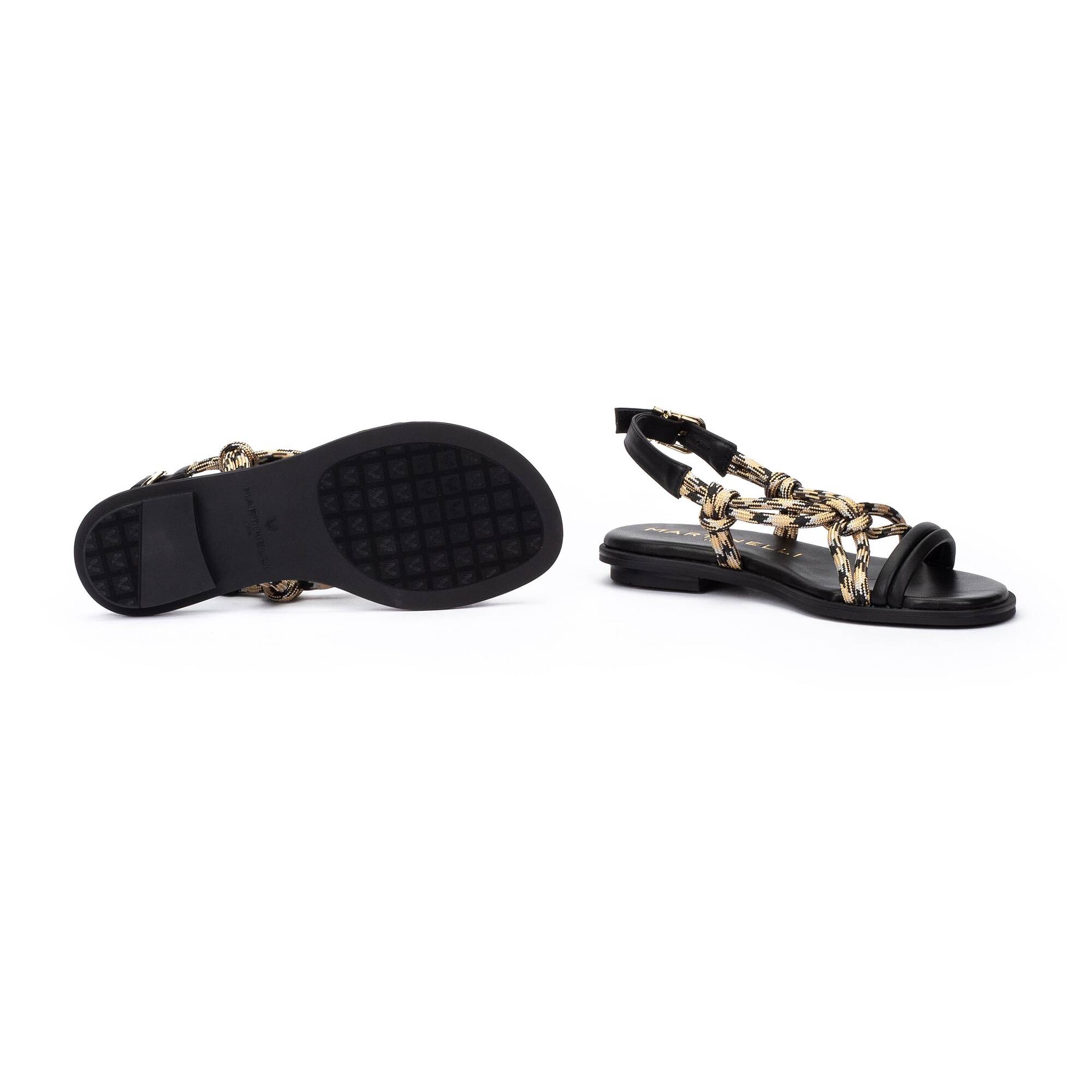 Flat Sandals | MAZZINI 1535-B259Z, BLACK, large image number 70-1535-B259Z_000_Martinelli_MAZZINI_BLACK_full.jpg | null