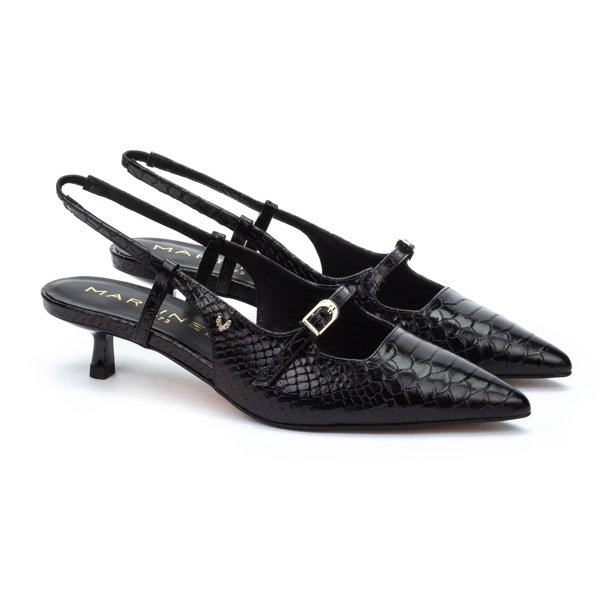 Court Shoes | GAETA 1746-B385F, BLACK, large image number 20-1746-B385F_000_Martinelli_GAETA_BLACK_full.jpg | null