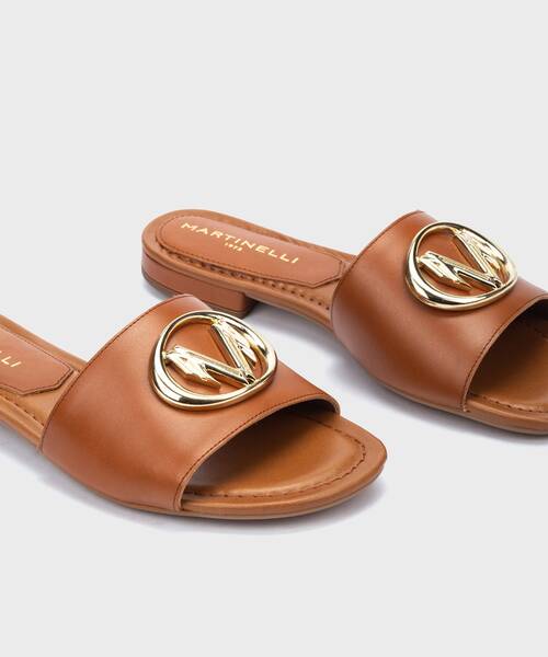 Sandalias planas | ELYSEES 1561-A593P | CUERO | Martinelli
