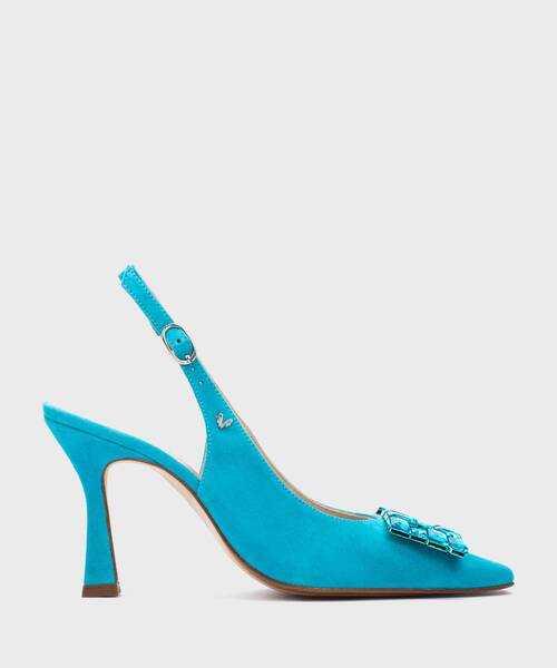 Heels | MILLIE 1667-B061A | CYAN | Martinelli