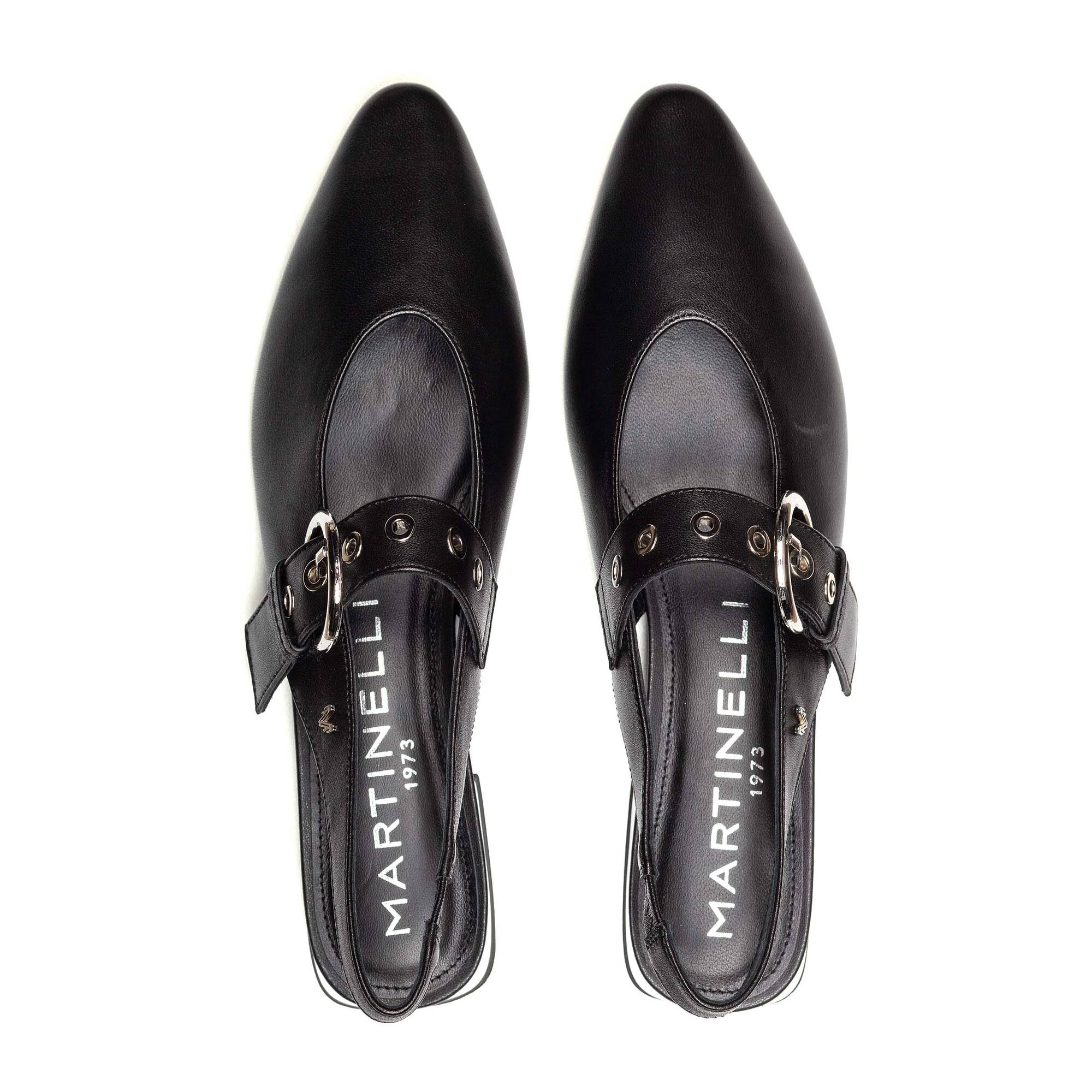 Ballet flats | VESCIA S009-B547PY, BLACK, large image number 100-S009-B547PY_000_Martinelli_VESCIA_BLACK_full.jpg | null