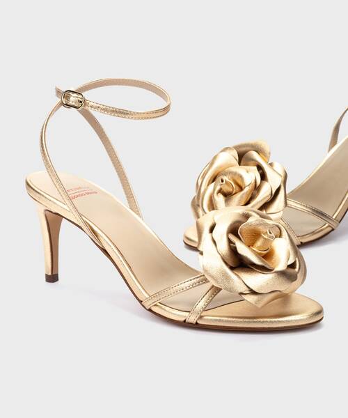 Heeled Sandals | VALASSINA 1761-B410S | GOLD | Martinelli