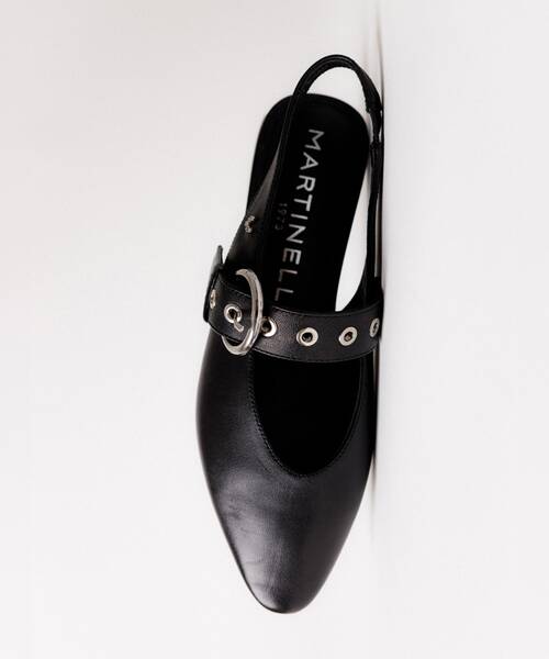Ballet flats | VESCIA S009-B547PY | BLACK | Martinelli