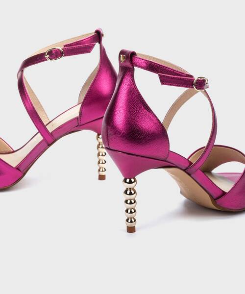 Heeled Sandals | MICHIGAN 1594-A785S | FUCSIA | Martinelli
