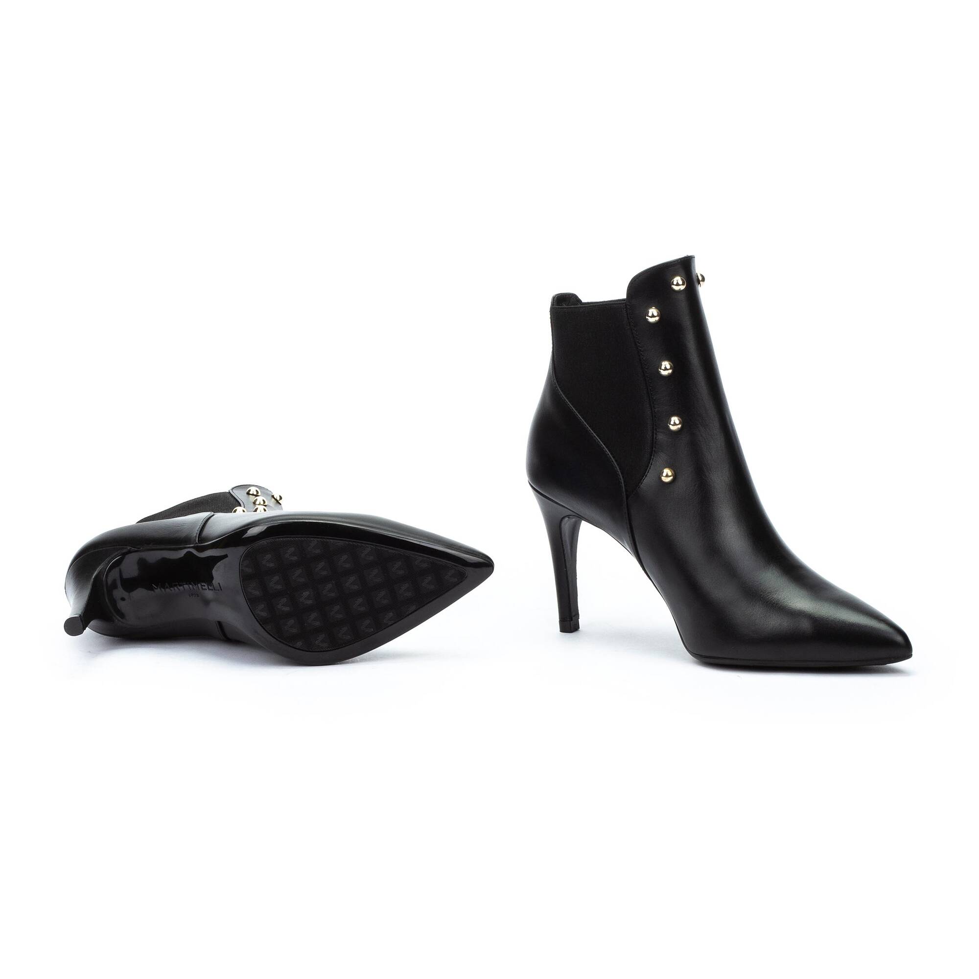 Heeled Ankle Boots | THELMA 1489-B179K, BLACK, large image number 70-1489-B179K_000_Martinelli_THELMA_BLACK_full.jpg | null