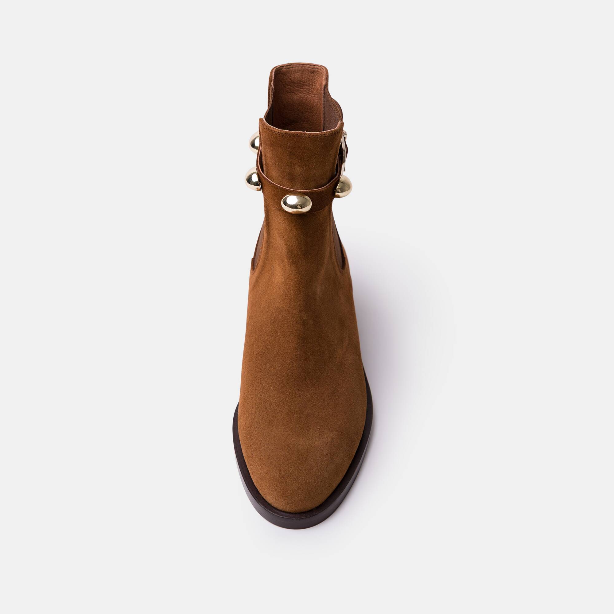 Flat ankle boots | RESSI 1718-A933N, CUERO, large image number 100-1718-A933N_202_Martinelli_RESSI_CUERO_full.jpg | null