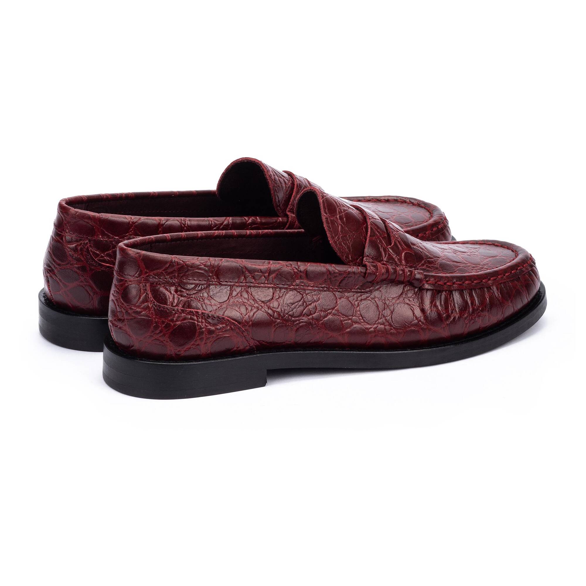 Loafers | LUALDI S046-B309RE, BURGUNDY, large image number 30-S046-B309RE_508_Martinelli_LUALDI_BURGUNDY_full.jpg | null