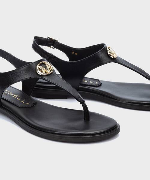 Flat Sandals | MAZZINI 1535-B006Z | BLACK | Martinelli
