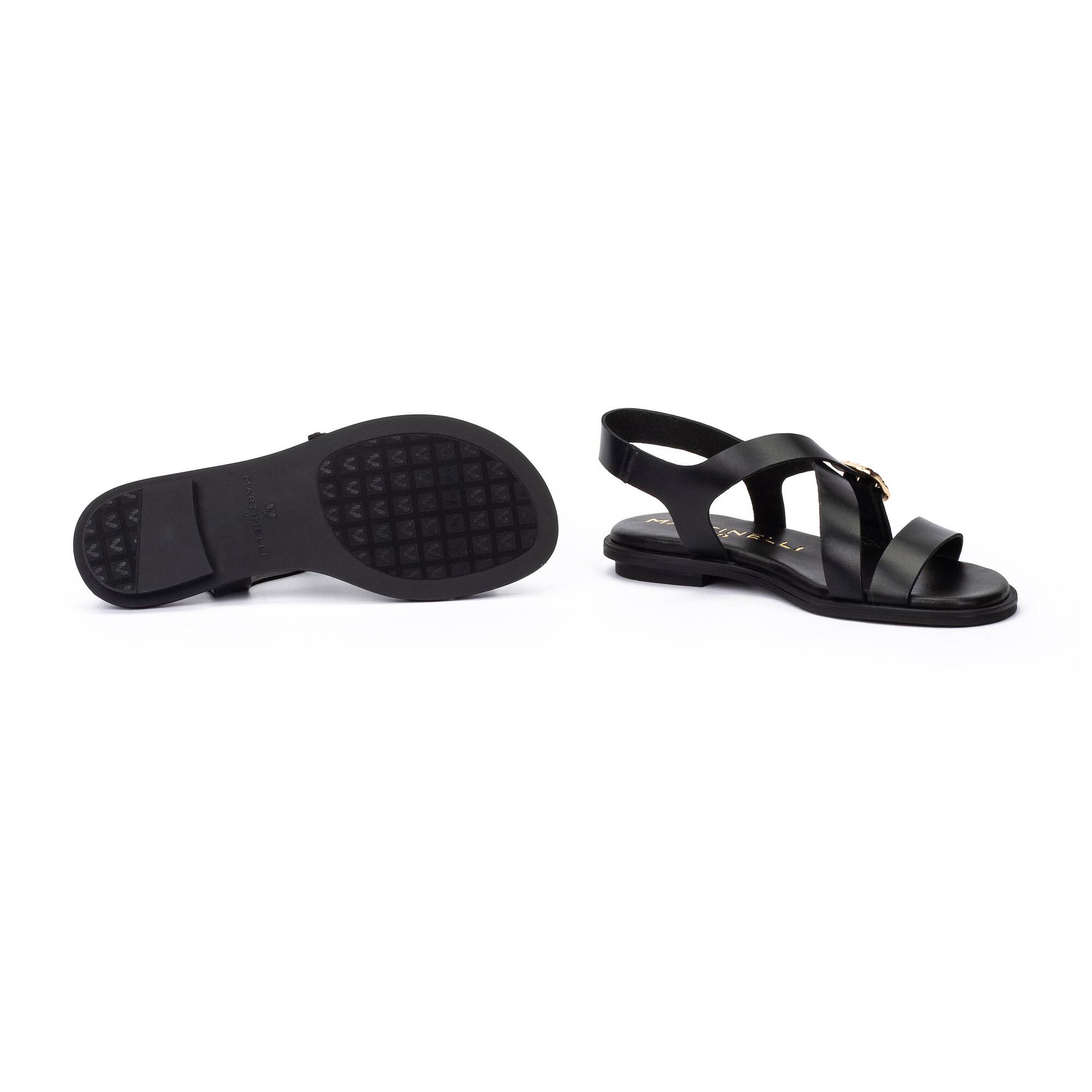 Flat Sandals | MAZZINI 1535-B258K, BLACK, large image number 70-1535-B258K_000_Martinelli_MAZZINI_BLACK_full.jpg | null