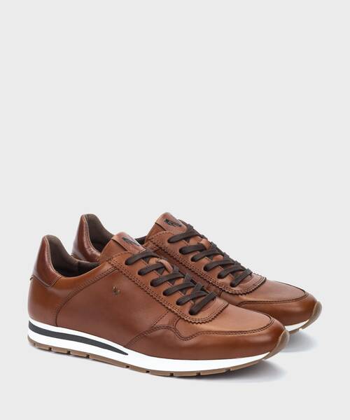 Outlet Mens Leather Sneakers Martinelli Online Store