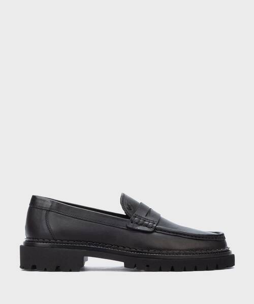 Slip on Loafers | HARLOW 1676-2843G | BLACK | Martinelli