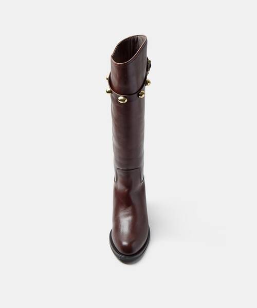 Women leather boots , RESSI 1718 , RESSI 1718-A914C , OLMO