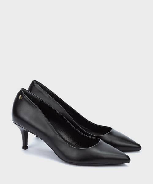 Comfy black court shoes online