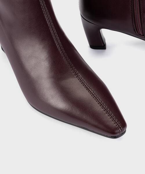 Heeled Ankle Boots | VOGUERA S068-B716TY | WINE | Martinelli