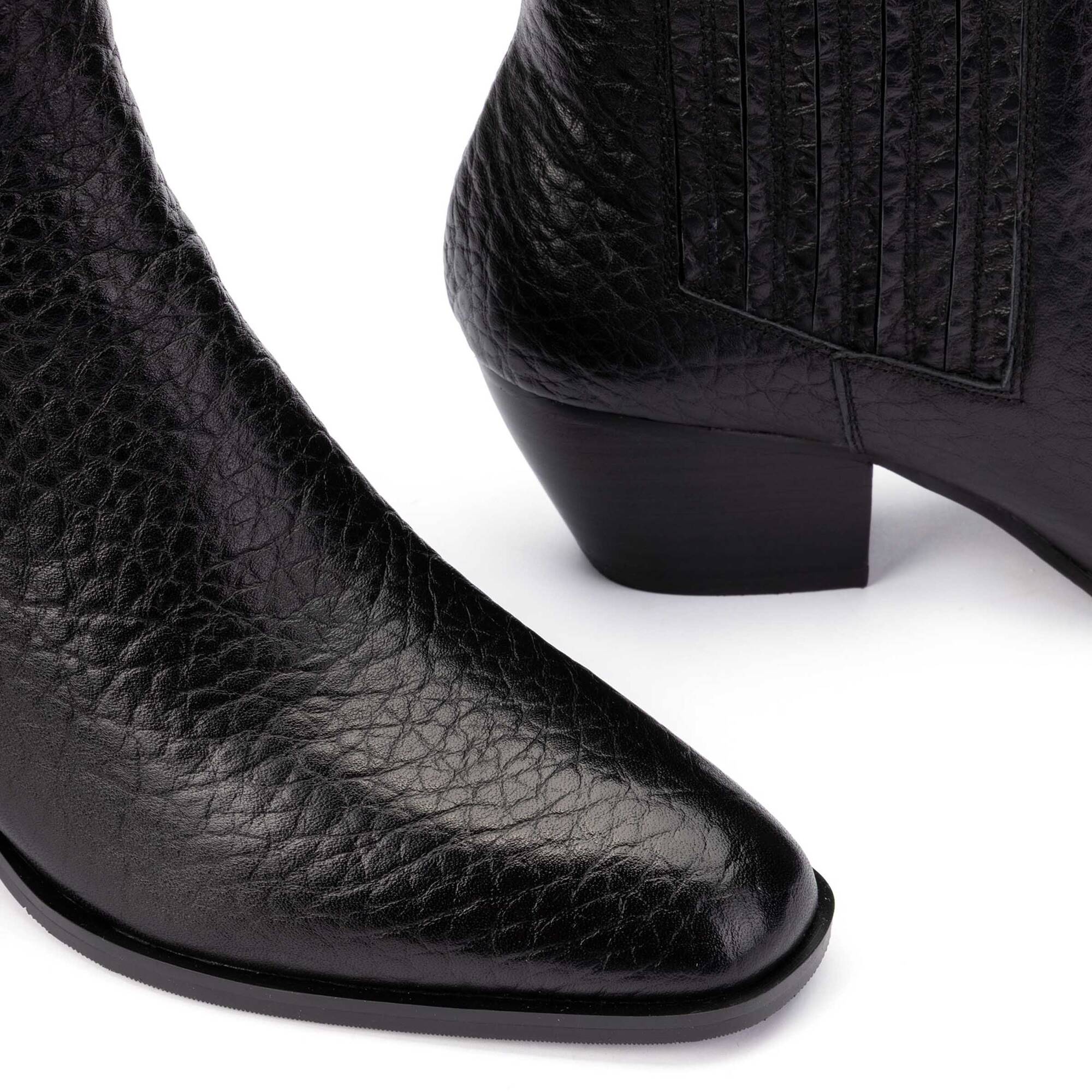 Heeled Ankle Boots | JEANNE S064-B686BY, BLACK, large image number 60-S064-B686BY_000_Martinelli_JEANNE_BLACK_full.jpg | null