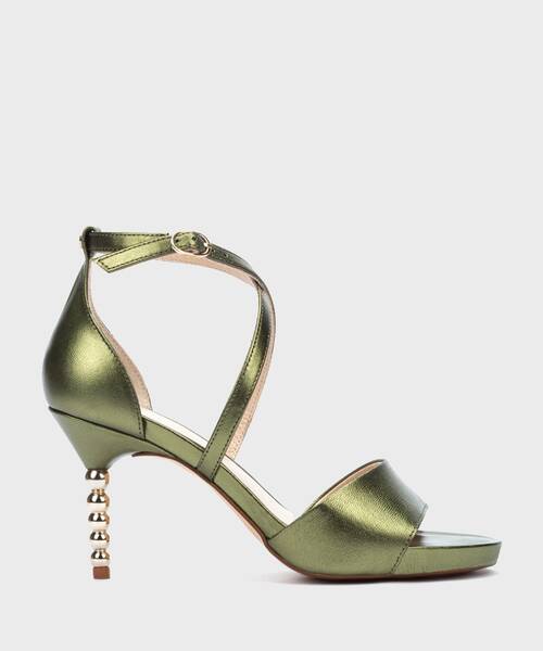 Heeled Sandals | MICHIGAN 1594-A785S | VERDE | Martinelli