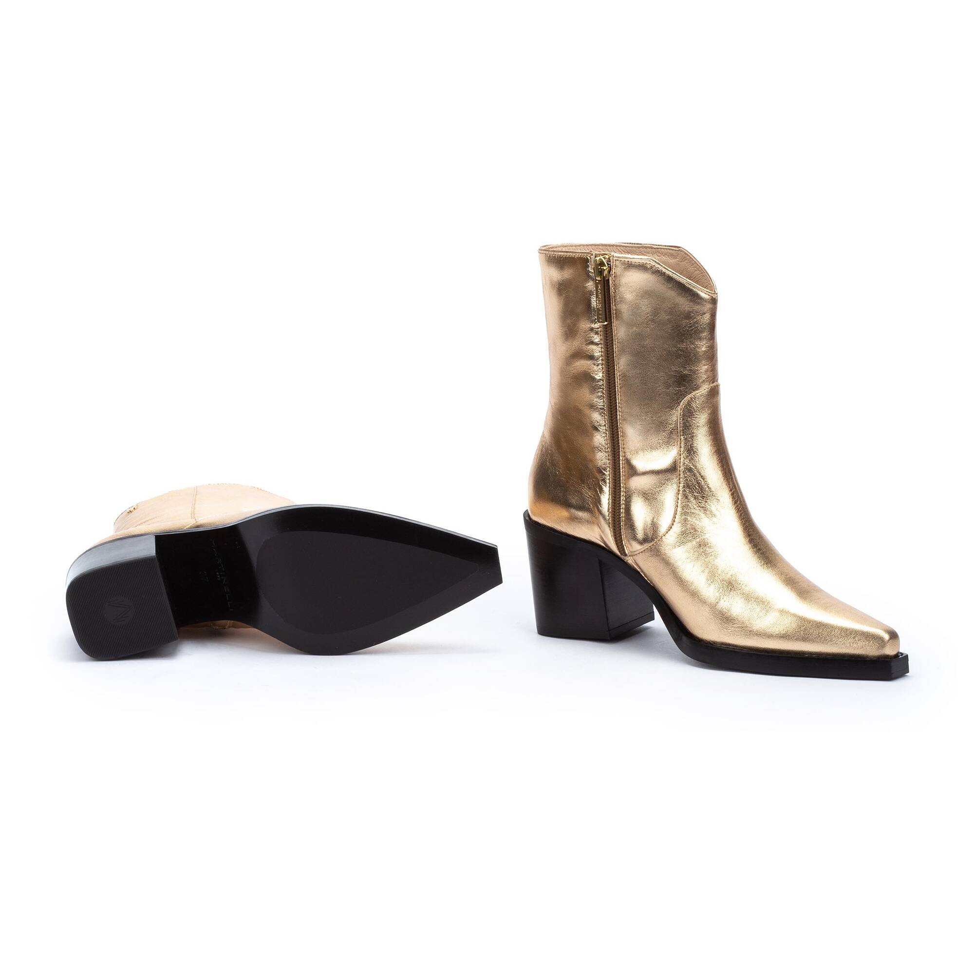 Mens metallic gold boots clearance