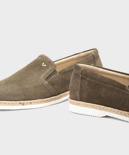 Slip on Loafers | KENT C042-Z006W | OLIVE | Martinelli