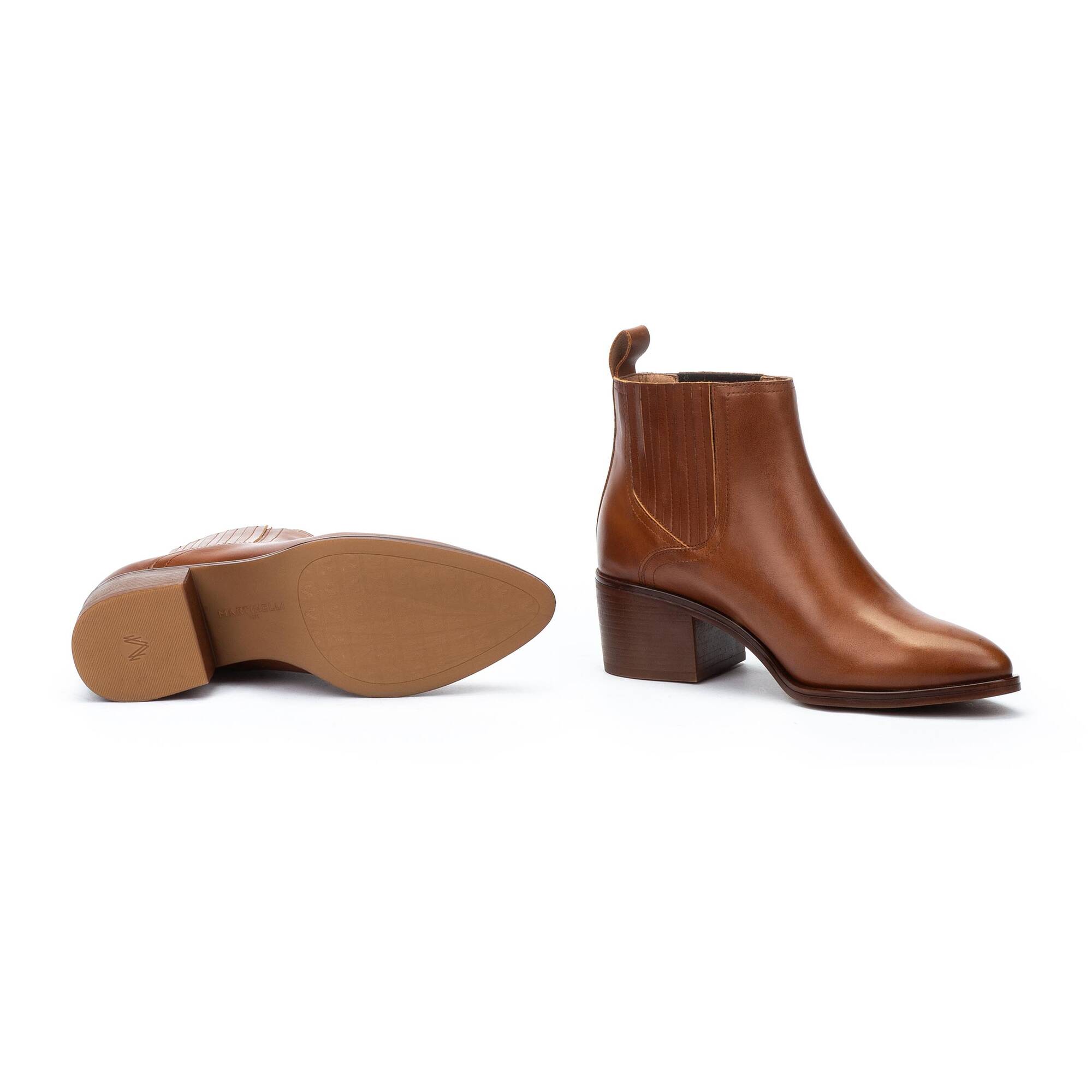 Heeled Ankle Boots | ZINNIA 1603-A922C, CUERO, large image number 70-1603-A922C_202_Martinelli_ZINNIA_CUERO_full.jpg | null