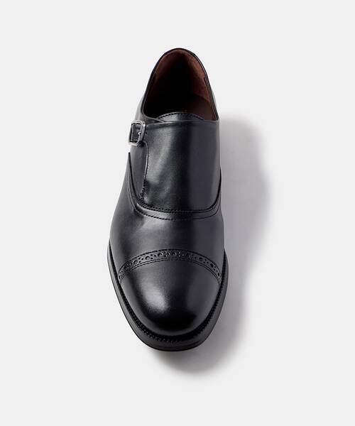 Men monk shoe , ALTON 1661 , ALTON 1661-2818S , BLACK