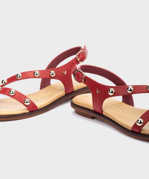 Flat Sandals | MAZZINI 1535-B152Z | RED | Martinelli