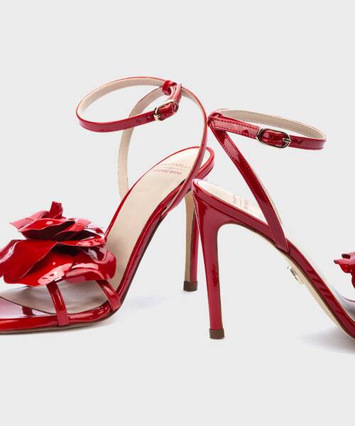 Heeled Sandals | PABLO 1700-B036H | ROJO | Martinelli