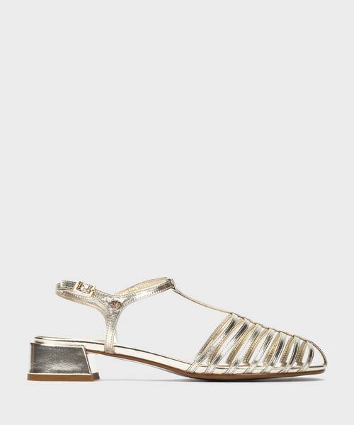 Flat Sandals | PANARO 1759-B400LY | GOLD | Martinelli