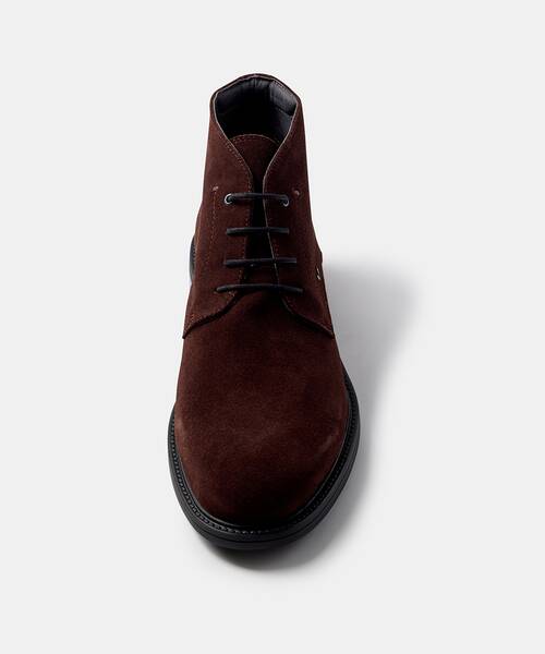 Men ankle boots , ALBANY C020 , ALBANY C020-2907X , DARKBROWN
