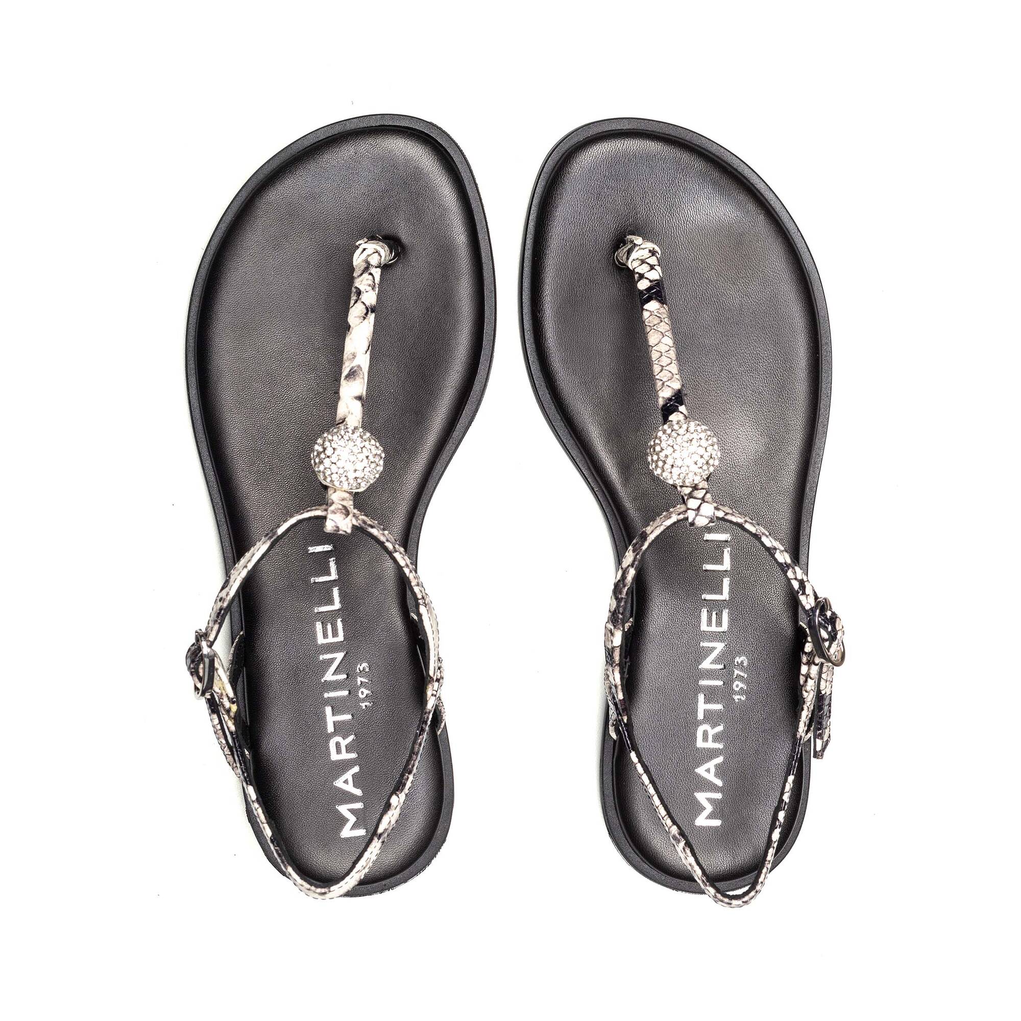 Flat Sandals | MAZZINI 1535-B253T, BLACK, large image number 100-1535-B253T_000_Martinelli_MAZZINI_BLACK_full.jpg | null
