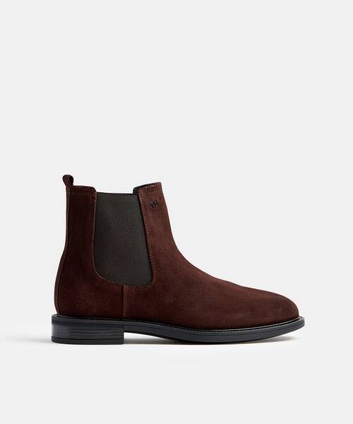 Men ankle boots , ALBANY C020 , ALBANY C020-2902X , DARKBROWN