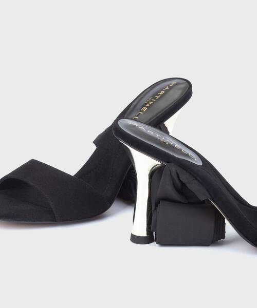 Heeled Sandals | RAINER 1632-A932A | BLACK | Martinelli