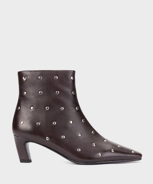 Heeled Ankle Boots | VOGUERA S068-B715PY | WINE | Martinelli