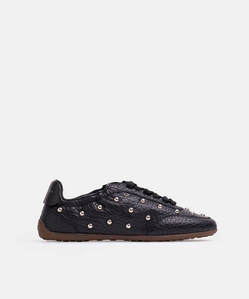 Women studded sneakers , BELLECHASE S057 , BELLECHASE S057-B702BY , BLACK