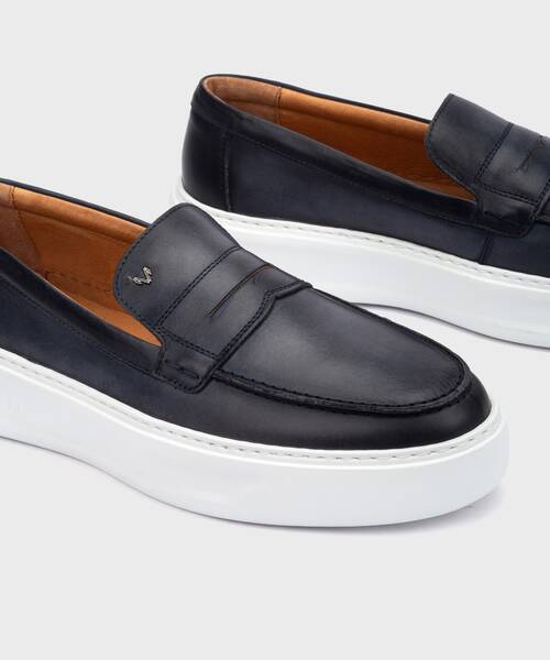 Slip on Loafers | SULLIVAN C045-Z012L | BLUE | Martinelli