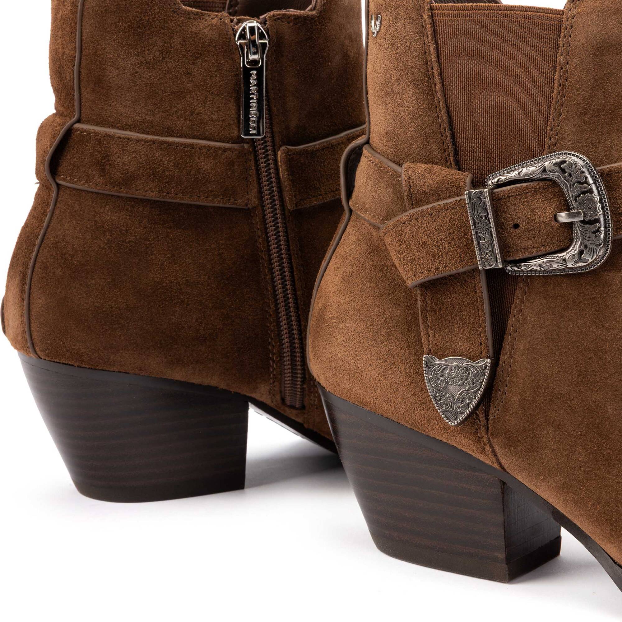 Heeled Ankle Boots | JEANNE S064-B685XY, TABACO, large image number 60-S064-B685XY_123_Martinelli_JEANNE_TABACO_full.jpg | null