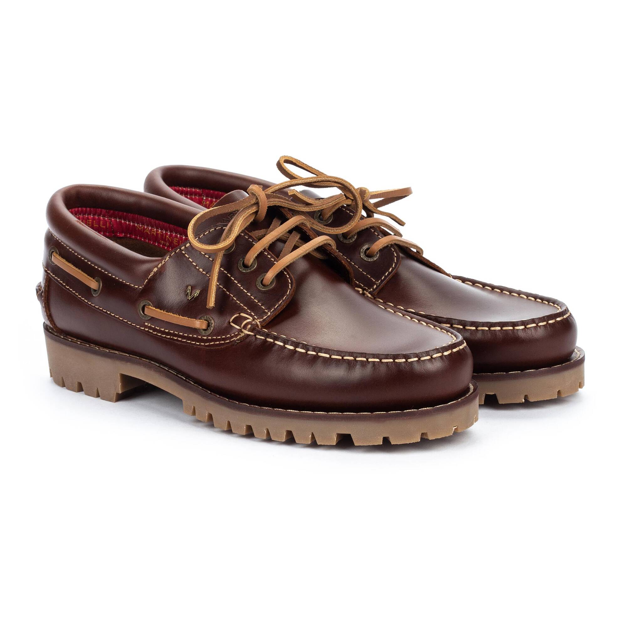Boat shoes | AUSTIN 1285-1585PYP, COGNAC, large image number 20-1285-1585PYP_201_Martinelli_AUSTIN_COGNAC_full.jpg | null