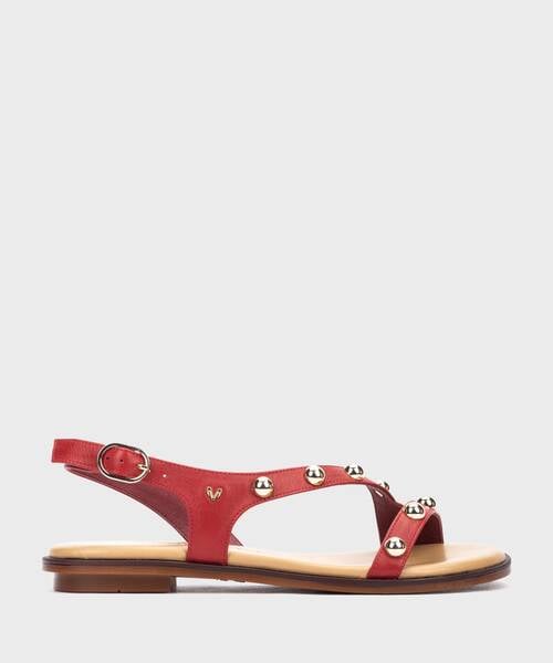 Flat Sandals | MAZZINI 1535-B152Z | RED | Martinelli