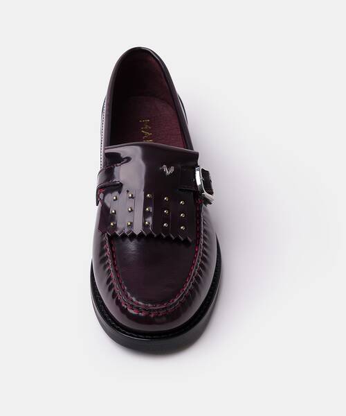 Women buckle loafers , SETTALA 1734 , SETTALA 1734-B327TY , BURDEOS