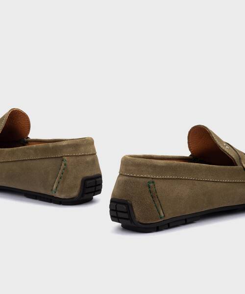 Slip on Loafers | PACIFIC 1411-2496X | OLIVE | Martinelli