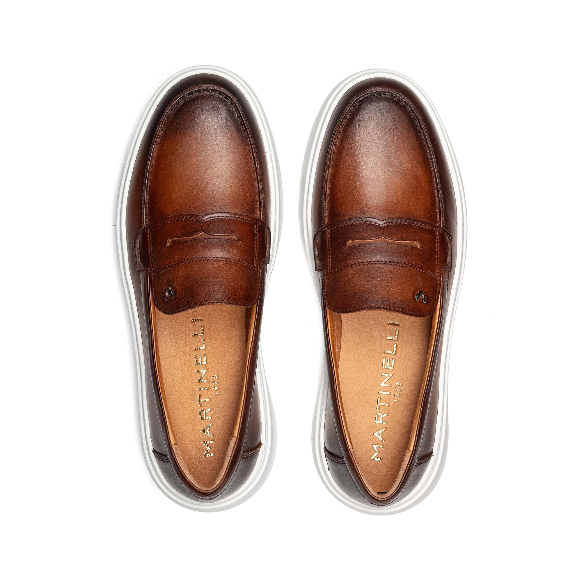 Slip on Loafers | SULLIVAN C045-Z012L, CAFE, large image number 100-C045-Z012L_103_Martinelli_SULLIVAN_CAFE_full.jpg | null