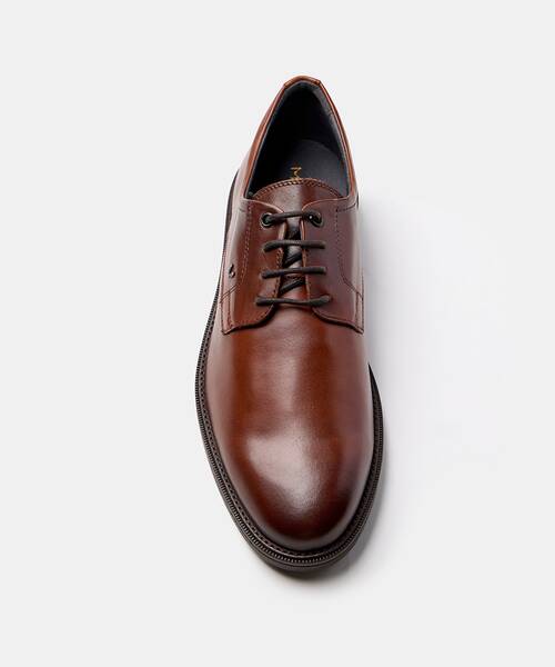 Men leather lace-up shoes , WATFORD 1689 , WATFORD 1689-2889ZB , CUERO