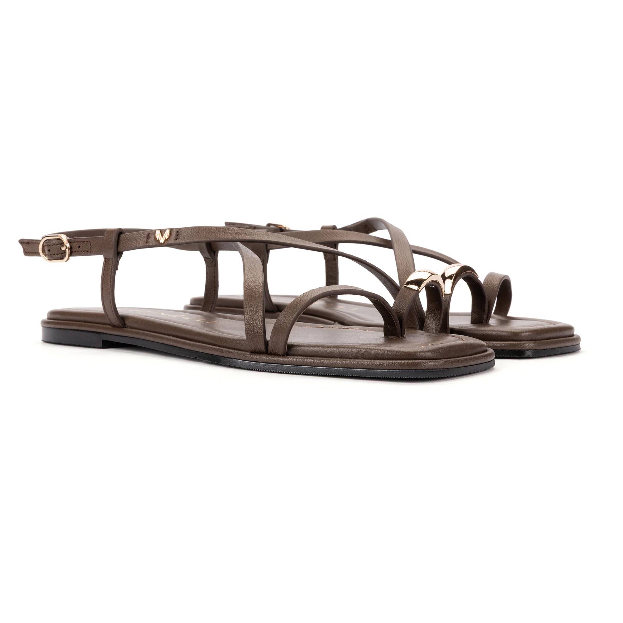Flat Sandals | BELISARIO S034-B571CY, MOKA, large image number 20-S034-B571CY_112_Martinelli_BELISARIO_MOKA_full.jpg | null
