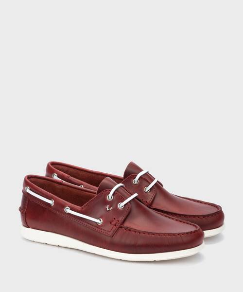 Boat shoes | HARRISON 1560-2576BY1 | RED | Martinelli