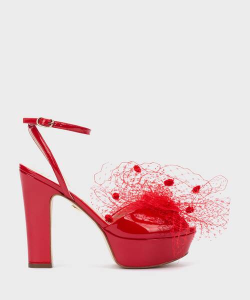 Heeled Sandals | MERGELLINA 1656-B030H | ROJO | Martinelli