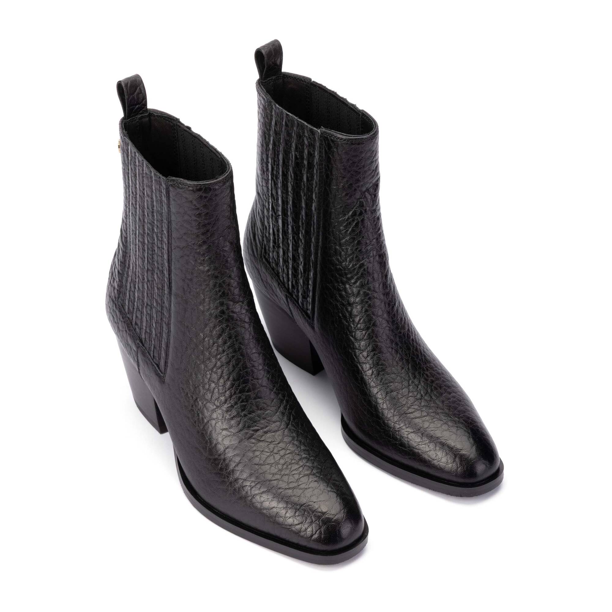 Heeled Ankle Boots | JEANNE S064-B686BY, BLACK, large image number 100-S064-B686BY_000_Martinelli_JEANNE_BLACK_full.jpg | null