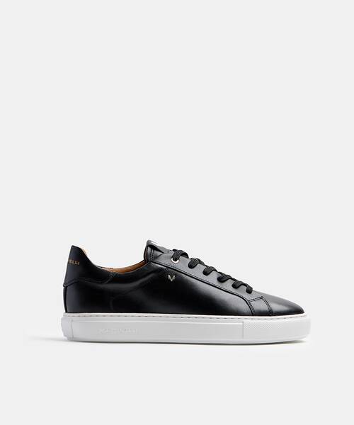 Men elegant sneaker , HASTINGS 1738 , HASTINGS 1738-2950S , BLACK