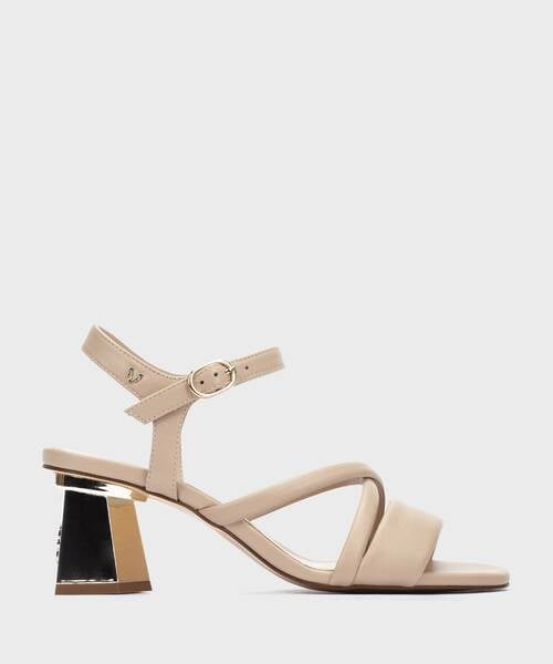 Heeled Sandals | CARMINE 1704-B215Z | STONE | Martinelli